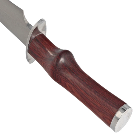 Nóż Muela Hunter-17R Red Pakka Wood, Satin X50CrMoV15