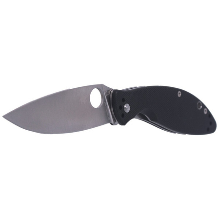 Spyderco Astute G-10 Black Plain knife (C252GP)