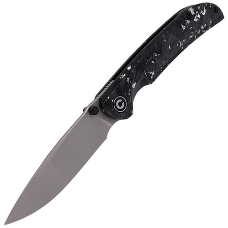 Civivi Knife Imperium Shredded Carbon Fiber / Silvery Shred, Stonewashed Nitro-V (C2106B)