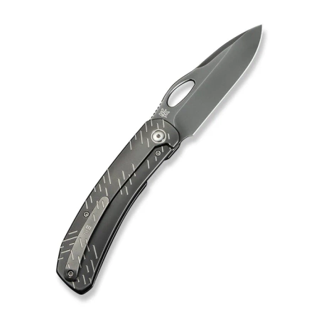 WeKnife Inmate Gray Titanium, Polished Gray CPM 20CV by Jerad Neeve (WE23096B-4)