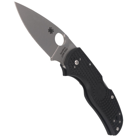 Spyderco Native 5 Black FRN Knife, Satin CPM S30V by Sal Glesser (C41PBK5)