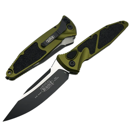 Nóż automatyczny Microtech Socom Elite Auto S/E OD Green Aluminium, Black M390 by Tony Marfione (160A-1OD)