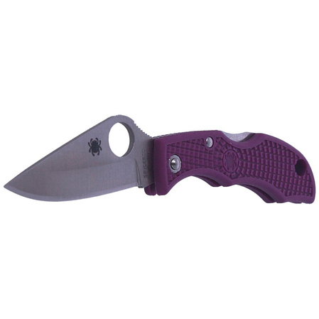 Spyderco Ladybug 3 FRN Purple Plain knife (LPRP3)