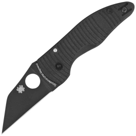 Spyderco MicroJimbo SALT Knife Black G10, Black DLC MagnaCut by Michael Janich (C264GMCBKP)