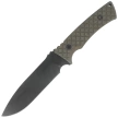 Spartan Blades Damysus Green Canvas Micarta, Black Powder 1095 Cro-Van by Curtis Iovito (SBSL003BKGR)