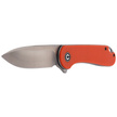 Nóż składany CIVIVI Elementum Flipper Orange G10, Satin Finish (C907R)