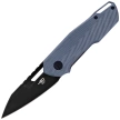 Bestech Toddler Knife Blue G10, Black PVD 14C28N by Maciej Torbé (BG64E)