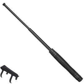ESP Ergonomic hardened expandable baton 18'' with metal clip (EXB-18HE BLK BE-01)