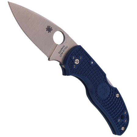 Spyderco Native 5 Dark Blue FRN Knife, Satin CPM S110V by Sal Glesser (C41PDBL5)