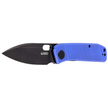 Kubey Knife Hyde, Blue G10, Dark Stonewashed 14C28N by Colin Maisonpierre (KU2104E)
