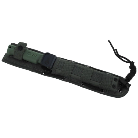 Nóż K25 RK-32756 Green Rubber, Black Titanium 4Cr13Mov