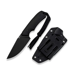 Nóż Civivi Gander Black Canvas Micarta, Black Stonewashed 14C28N by Matt Gentry (C24058B-2)