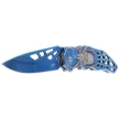 Herbertz CJH Knife 3D Spider Blue Titanium Steel, Blue Titanium 420 (44097)