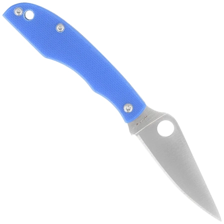 Nóż składany Spyderco Grasshopper Blue G10, Satin 12C27 (C138GBLP)