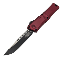 Microtech Combat Troodon Gen III S/E OTF Knife Merlot Aluminum, Black M390MK by Tony Marfione (1143-1MR)