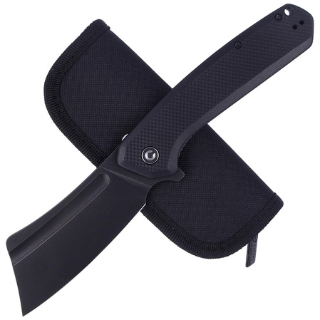 CIVIVI Bullmastiff Black Coarse G10, Black Stonewashed (C2006D)