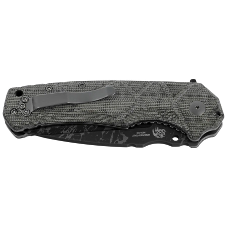 Fox Uro Knife OD Green Canvas Micarta, Acid Washed Niolox by Wander Tactical (FX-557)