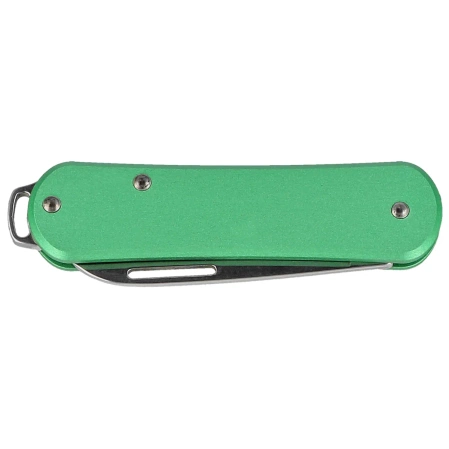 Fox Vulpis OD Green Aluminium, Polished N690Co Pocket Knife (FX-VP108 OD)