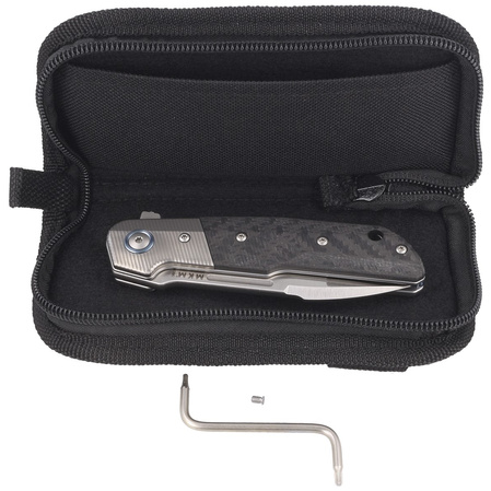 MKM Clap Carbon Fiber, Satin M390 by Bob Terzuola knife (MK LS01-CT)