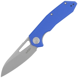 Kubey Vagrant Blue G10, Sand Blasted 14C28N by Maksim Tkachuk (KU291P)