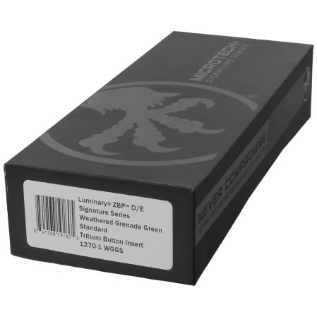 Nóż automatyczny OTF Microtech Luminary ZBP D/E Signature Weathered Grenade Green Aluminium, Weathered Grenade Green M390MK by Tony Marfione (1270-1WGGS)