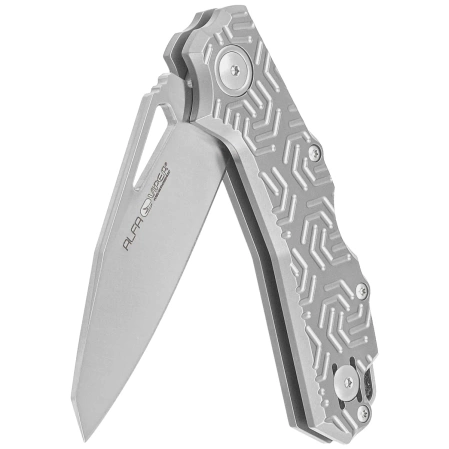 Viper Alfa Knife Gray Titanium, Satin MagnaCut by Simone Tonolli (V6020TI3D)