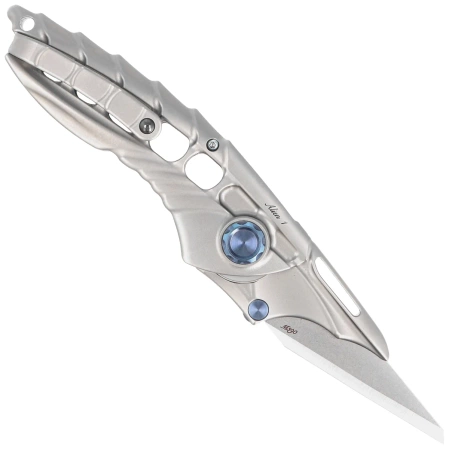RikeKnife Alien 1 Gray Titanium, Satin M390 (RK-ALIEN1-P)