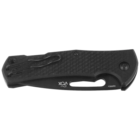 MKM Lov Knife Black FRN, Black Top Shield N690 by Jesper Voxnæs (MK LV-PBK)