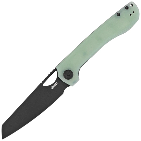 Kubey Elang Knife Jade G10, Blackwashed AUS-10 by Sebastian Irawan (KU365D)