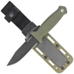 Nóż Demko Armiger 4 Clip Point OD Green TPR, Black Powder Coated 80CrV2 by Andrew Demko (ARM4-80CrV2-OD-CLP)