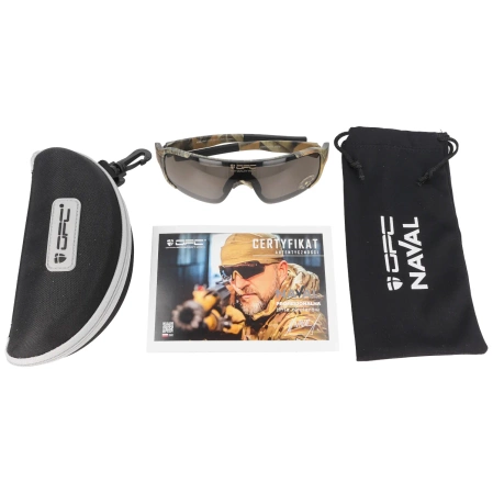 Okulary OPC Tactical JET I Naval Matt Camo, Smoke (N TJ I MATT CAMO)