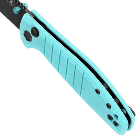 Nóż składany Bestechman Goodboy Jr. Blue G10, Grey PVD D2 by Keanu Alfaro (BMK10D)