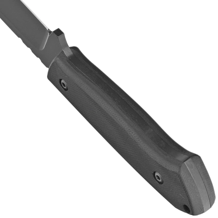 Nóż Za-Pas Ultra Outdoor Black G10, Stonewash NMV (UO-CE-G10-BL)