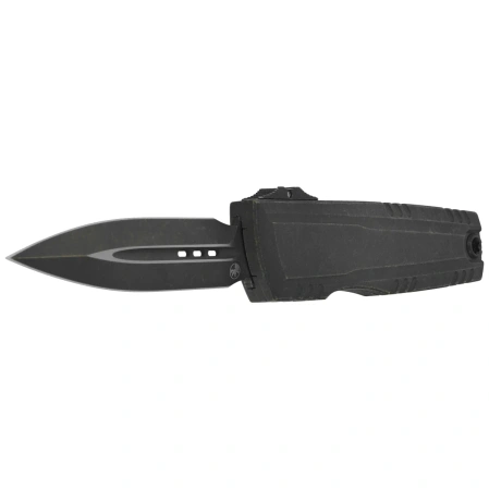 Microtech Luminary ZBP D/E Signature OTF Knife Weathered Grenade Green Aluminum, Weathered Grenade Green M390MK by Tony Marfione (1270-1WGGS)