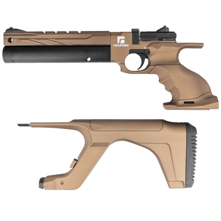 Reximex RP Bronze 4.5mm PCP Air Pistol with Regulator