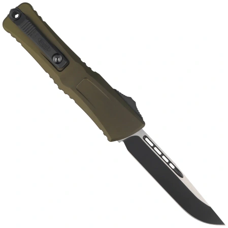 Microtech Combat Troodon Gen III S/E OTF Knife OD Green Aluminum, Black M390MK by Tony Marfione (1143-1OD)
