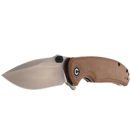 CIVIVI Knife Pintail Brown Micarta, Satin Finish (C2020A)