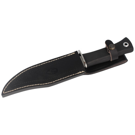 Muela Knife 21733-G Black Rubber, Satin X50CrMoV15