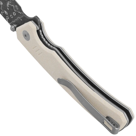 Nóż składany Civivi Merit Ivory G10, Damascus (C24012-DS1)