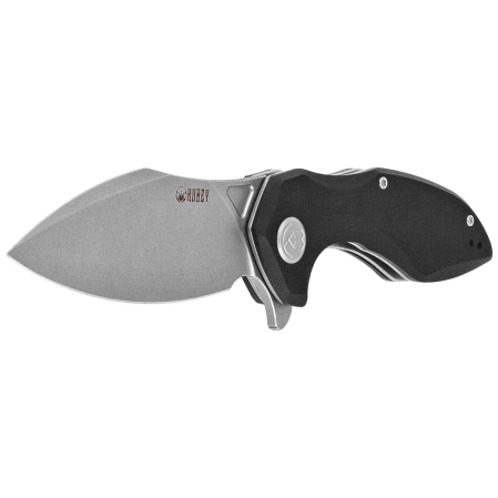Kubey Nobel Knife Black G10, Beadblasted 14C26N (KU236K)