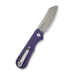 Civivi Crabby Knife Purple G10, Stonewashed 14C28N by Ken Onion Jr. (C24055-2)