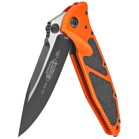 Microtech Socom Elite S/E-M Knife Orange Aluminum, Black M390MK by Tony Marfione (160-1OR)