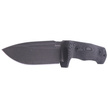 LionSteel Tactical Knife Black Micarta, PVD / Stone Washed Niolox by Molletta (T5B MI)
