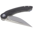 Bestech Knife Irida Carbon Fiber / Black G10, Satin 14C28N by Kombou (BG25D)