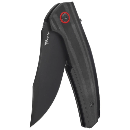 Nóż składany Reate Jack Jr. Black Aluminium, Black DLC S30V (Jack Jr. BKAL DLC RDAL)