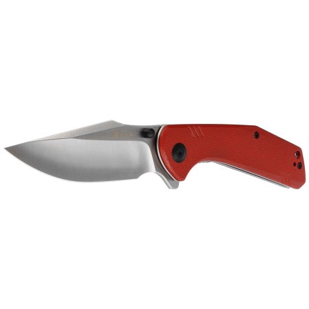 Sencut Actium Burgundy G10, Satin D2 knife (SA02A)