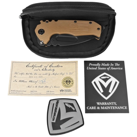 Medford Praetorian Scout M/P Coyote G10, Black DLC HW/Clip, Black DLC D2 by Greg Medford (MKM30DPT-0909-TPCP-BP)