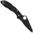 Spyderco Salt 2 Black, Black Blade Plain H2 Knife (C88PBBK2)