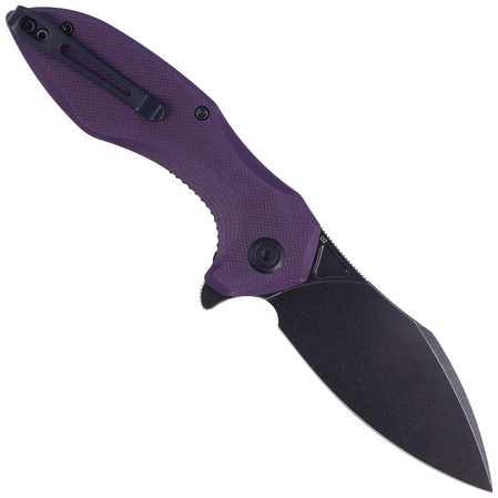 Nóż składany Kubey Noble Purple G10, Dark Stonewashed D2 (KU236E)