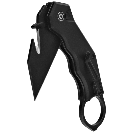 Nóż składany karambit Civivi Amaroq Black Aluminium, Black Stonewashed Nitro-V by Tony Sentmanat (C24018-2)